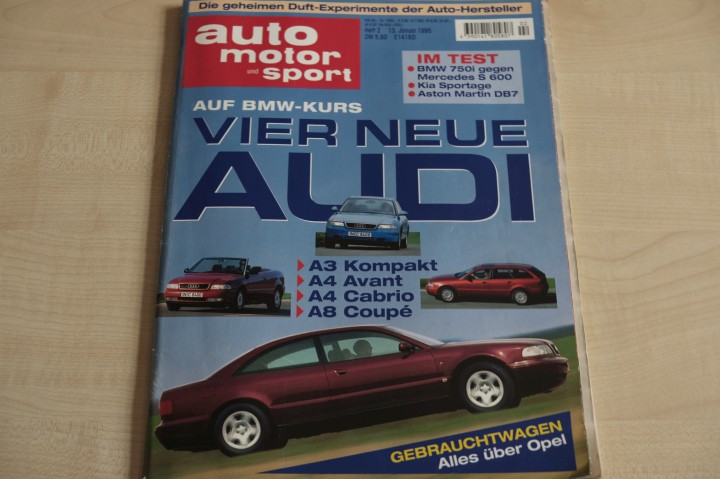 Deckblatt Auto Motor und Sport (02/1995)